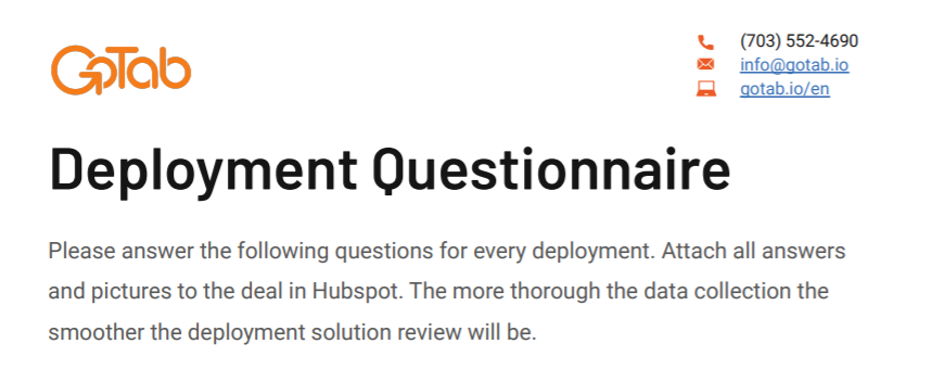 questionnaire