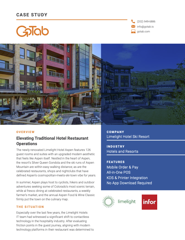 GoTab Case Study_Limelight Hotel Ski Resort